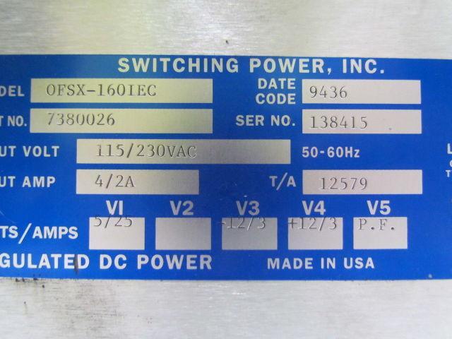 Switching Power ofsx-160iec 7380026 switching regulated power supply 115/230VAC