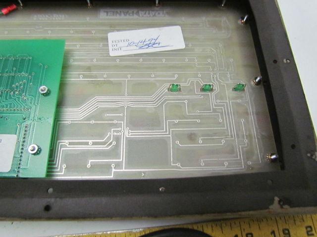 CNC lathe operator control panel computer keyboard