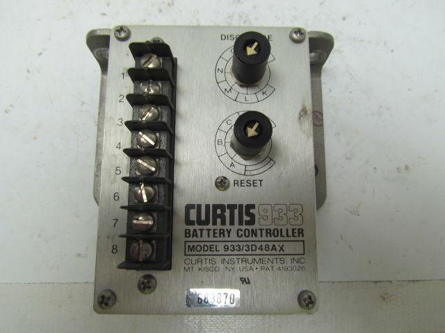 Curtis Instruments 933/3D48AX Battery Controller For Rapistan Demag DT60 Pusher