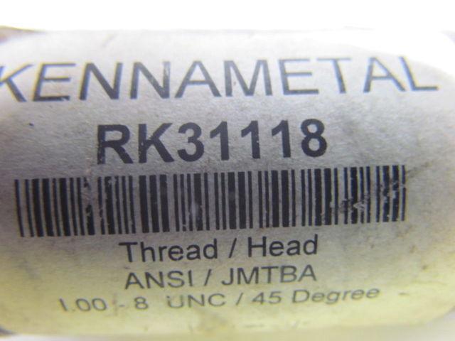 Kennametal RK31118 BT-MAS Retention Knob Piloted no Through Coolant 3.35" Length