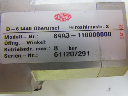 Destaco 84A3-110000000 CAM Type Gripper 333Lbs Grip Force Opening Angle 76 Deg