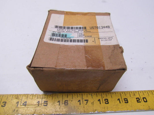 UST013448 #10-24 X 3/4" Slot round head machine screw grade 2 plated