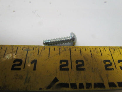 UST013448 #10-24 X 3/4" Slot round head machine screw grade 2 plated