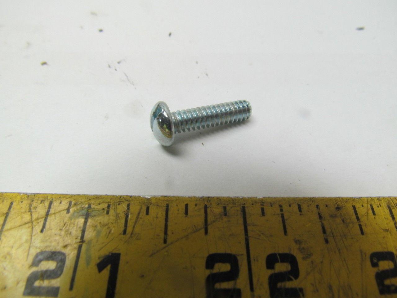 UST013448 #10-24 X 3/4" Slot round head machine screw grade 2 plated