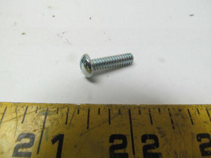 UST013448 #10-24 X 3/4" Slot round head machine screw grade 2 plated