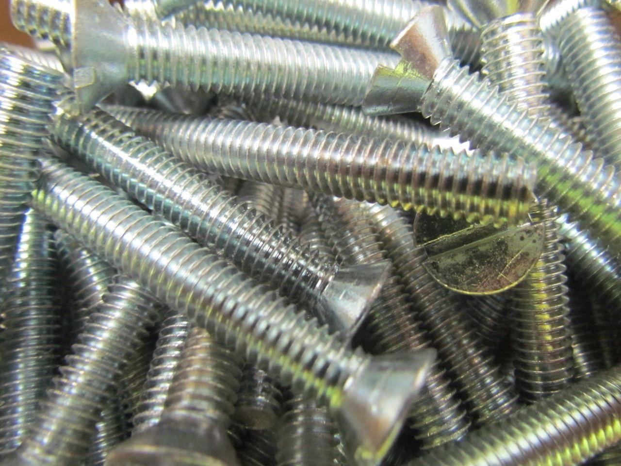 5/16-18x2-3/4" Flat head slotted machine screw 97pcs
