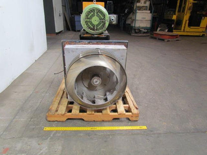 Northern Blower Size 2700 20HP Belt Driven 27" Stainless Steel Fan 32x32" Plug