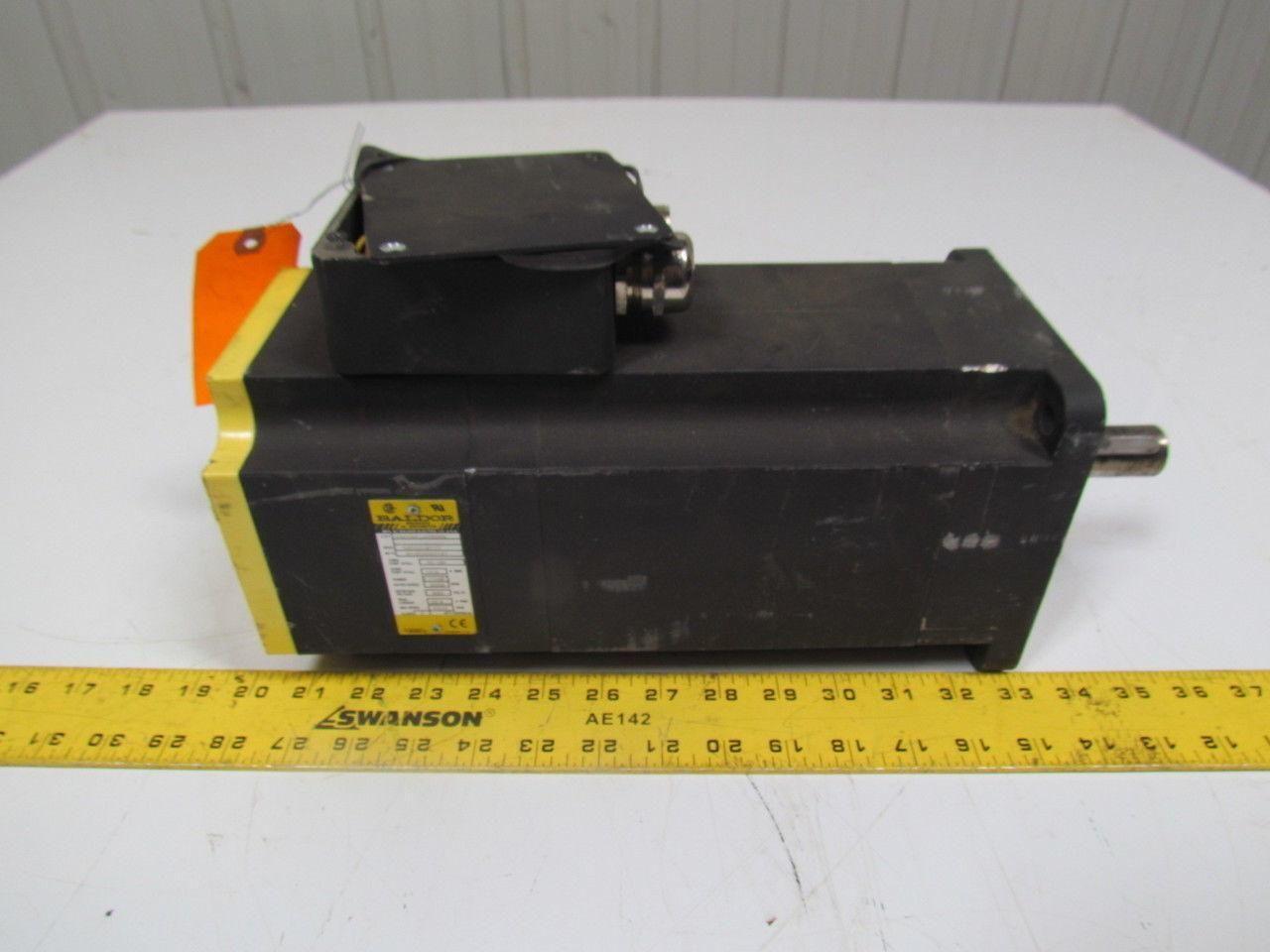 Baldor BSM100C-4250BAX Brushless AC Servomotor 600V Rated 2400RPM Max. 4500RPM