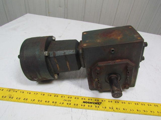 Grove Gear BM1262-3/TX2-5 140TC Single Reduction Worm Gear w/ Speed Reducer