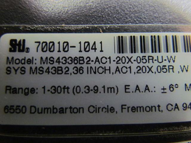 STI MS4336B2-AC1-20X-05R-U-W Light Curtain Controller No Cables 115VAC