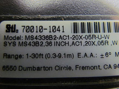 STI MS4336B2-AC1-20X-05R-U-W Light Curtain Controller No Cables 115VAC