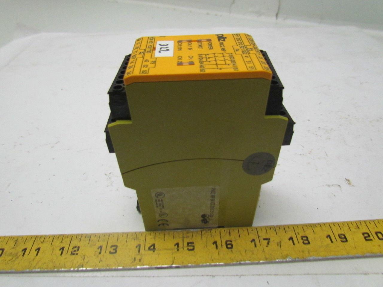 Pilz PNOZ X8P 24V 3.5W E-Stop Relay/Safety gate monitor