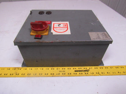 Daykin APFS-05 480V 2.1A 60Hz 1 Phase Transformer Disconnect Switch NEMA type 1