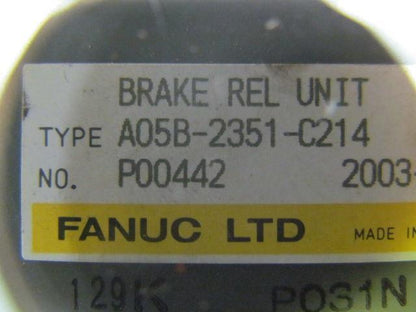 Fanuc A05B-2351-C214 Brake release unit control. New!