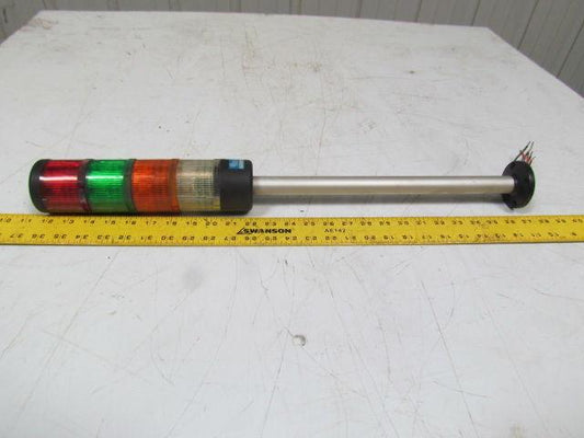 Electro-matic EMXVA5ZVWPX2-6D Tower Light 4 Color Safety Status Lot of 3 Towers