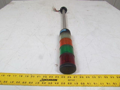 Electro-matic EMXVA5ZVWPX2-6D Tower Light 4 Color Safety Status Lot of 3 Towers