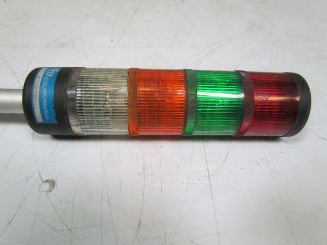 Electro-matic EMXVA5ZVWPX2-6D Tower Light 4 Color Safety Status Lot of 3 Towers