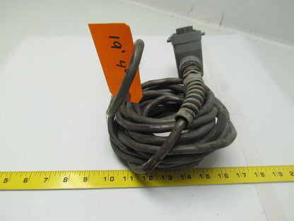 Wieland 70 350 2428 24 Pin Female Connector w/ 19' Belden Wire and 24 Pin Male