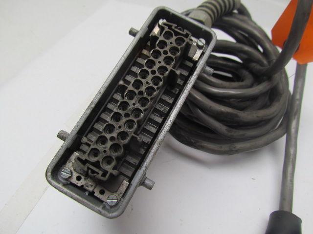 Wieland 70 350 2428 24 Pin Female Connector w/ 19' Belden Wire and 24 Pin Male