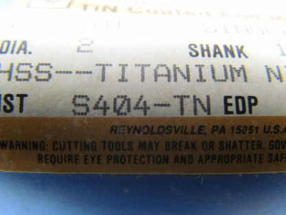 Niagara Cutter S404-TN 35640 Coated End Mill 2"dia. 1-1/4"shank 8 Flute