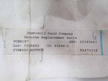 Ingersoll-Rand 93596-1 Chop-Check Style Lower Pump End Stainless Steel