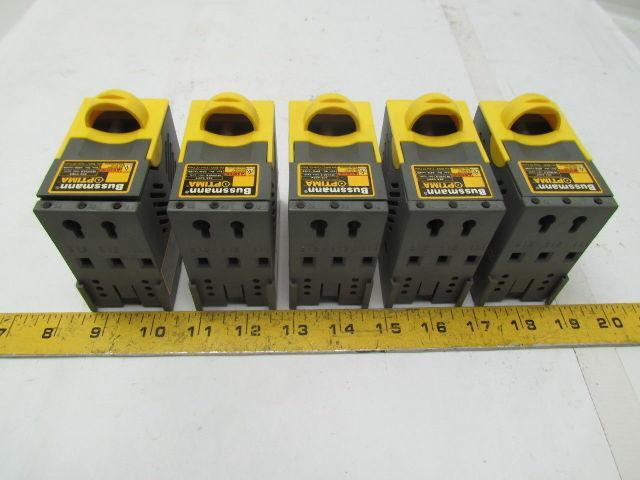 Bussmann Optima IR200kA/OPM1038R 3 Pole class CC Fuse Holder 30A 600V