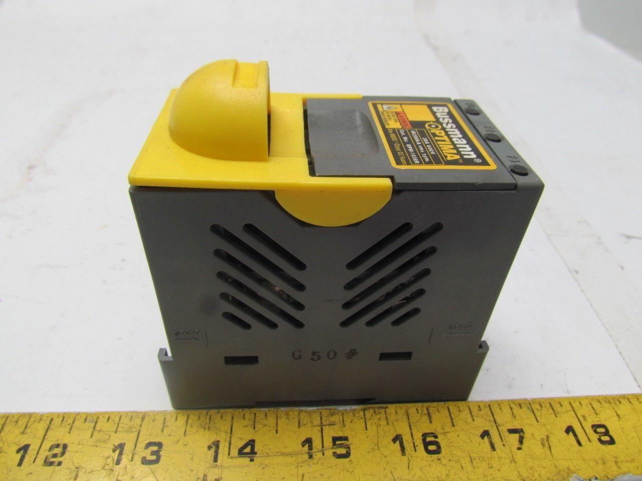 Bussmann Optima IR200kA/OPM1038R 3 Pole class CC Fuse Holder 30A 600V