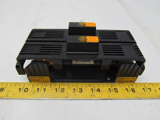 Bussmann R60030-2COR/FRS-R-15 2P Fuse Holder 600V 30A w/2-15A DualElement Fuses