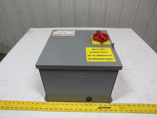 Square D SK3000G2 Ser.A Transformer Disconnect 50/60Hz 480/575V Pri. 115 Sec.