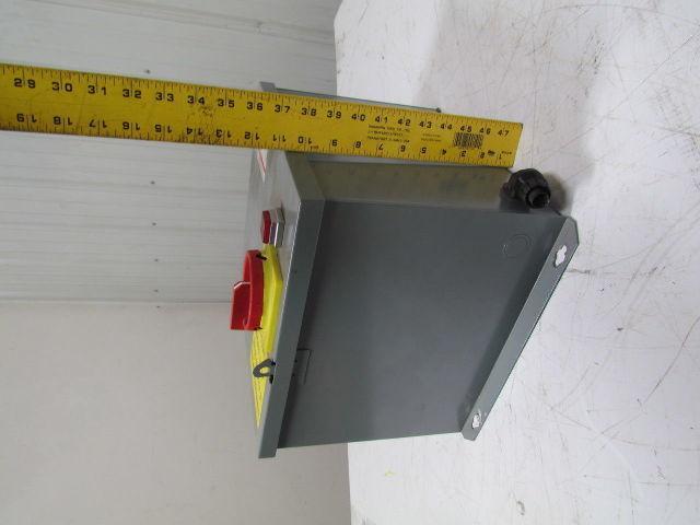 Square D SK3000G2 Ser.A Transformer Disconnect 50/60Hz 480/575V Pri. 115 Sec.
