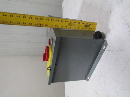 Square D SK3000G2 Ser.A Transformer Disconnect 50/60Hz 480/575V Pri. 115 Sec.