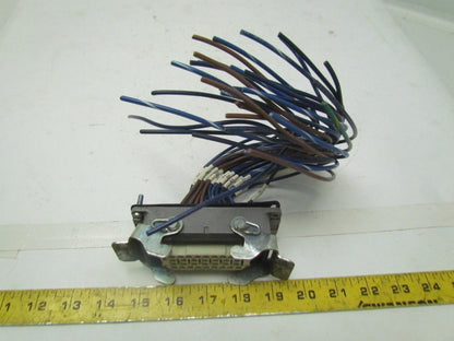 Harting 09200320301 Bulkhead Mounted Housing w/HAN EE 32 Pos Female Crimp Term.