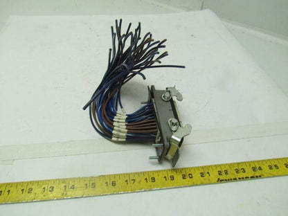 Harting 09200320301 Bulkhead Mounted Housing w/HAN EE 32 Pos Female Crimp Term.