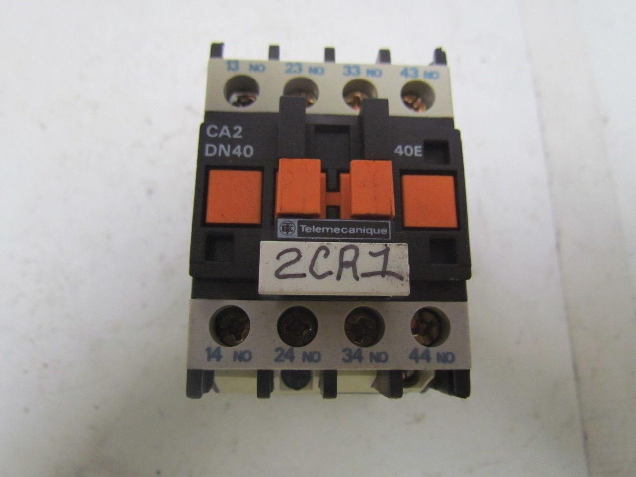 Telemecanique CA2-DN40 Industrial Control Relay 10A 600VAC Max. 4 contacts