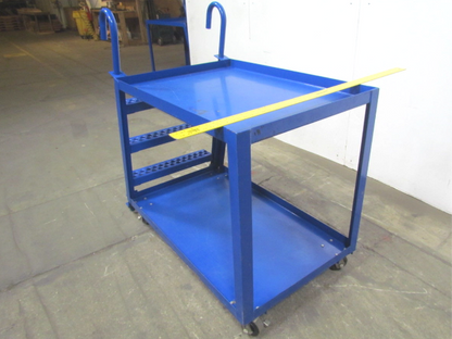 Vestil SPS2-2848 Two Shelf Order Picker Cart Steel Construction 1000lb Capacity