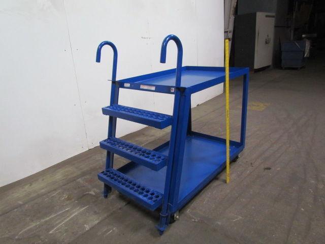 Vestil SPS2-2848 Two Shelf Order Picker Cart Steel Construction 1000lb Capacity