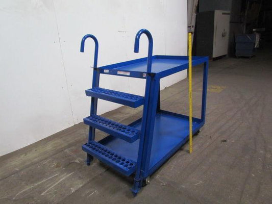 Vestil SPS2-2848 Two Shelf Order Picker Cart Steel Construction 1000lb Capacity