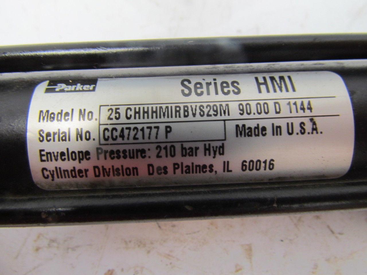 Parker 25CHHHMIRBVS29M 90.00D1144 Hydraulic Cylinder 25mm Bore 90mm Stroke