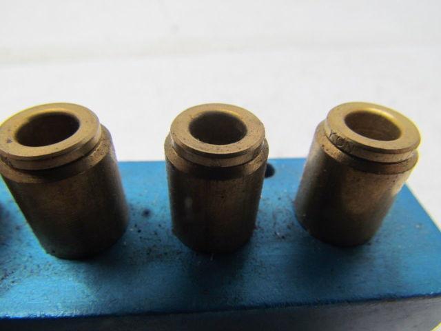 Alkon MQ22-4X6-6 6 outlet pneumatic Manifold 3/8"ports w/2 1/4" Ports added