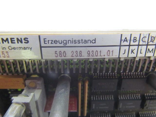 Siemens 580-238-9301.01 6FX1123CA03 Feedback CPU card control board