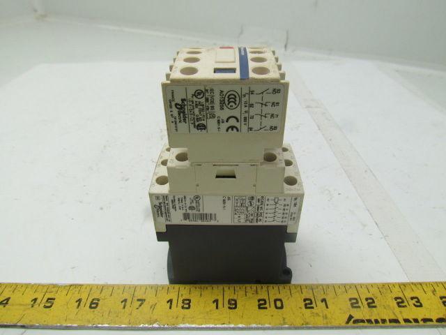 Schneider CAD50 BD Control relay 600V telemecanique 10Amp 24VDC