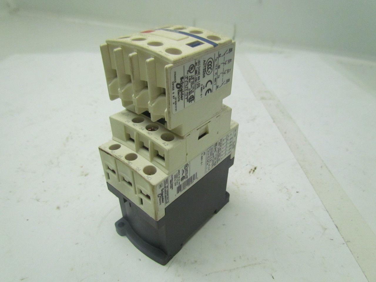 Schneider CAD50 BD Control relay 600V telemecanique 10Amp 24VDC