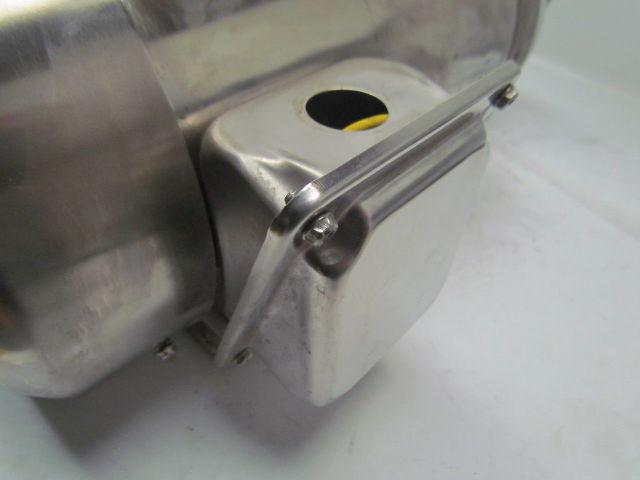 Jabsco 30520-2001 self priming pump 316 SS Leeson C145T17WK35A 1.5/1HP 3PH Motor