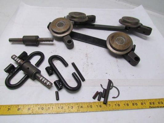 DW Zimmerman 16420 t-Rail Suspension Kit Flange Rail Trolley w/Rail Safety