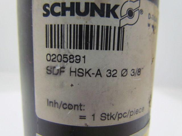 Schunk 0205891 SDF HSK-A 32 3/8" Hydraulic Expansion Toolholder 3/8"