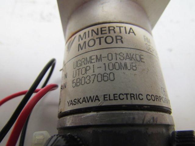Yaskawa UGRMEM-01SAKOE/UT0PI-100MUB Minertia Motor RM Series