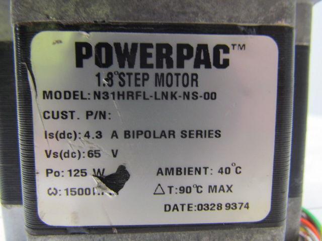 Pacific Scientific N31HRFL-LNK-NS-00 PowerPac 1.8° Step Motor Bipolar Series