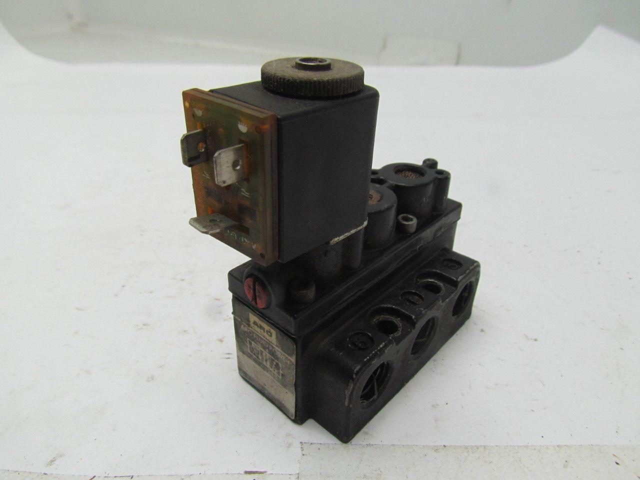 ARO A212SS120A Pneumatic solenoid valve 2 position body ported 1/4"NPTF 120VAC