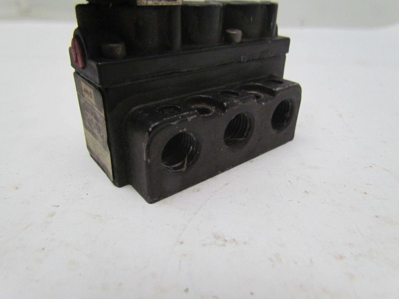 ARO A212SS120A Pneumatic solenoid valve 2 position body ported 1/4"NPTF 120VAC