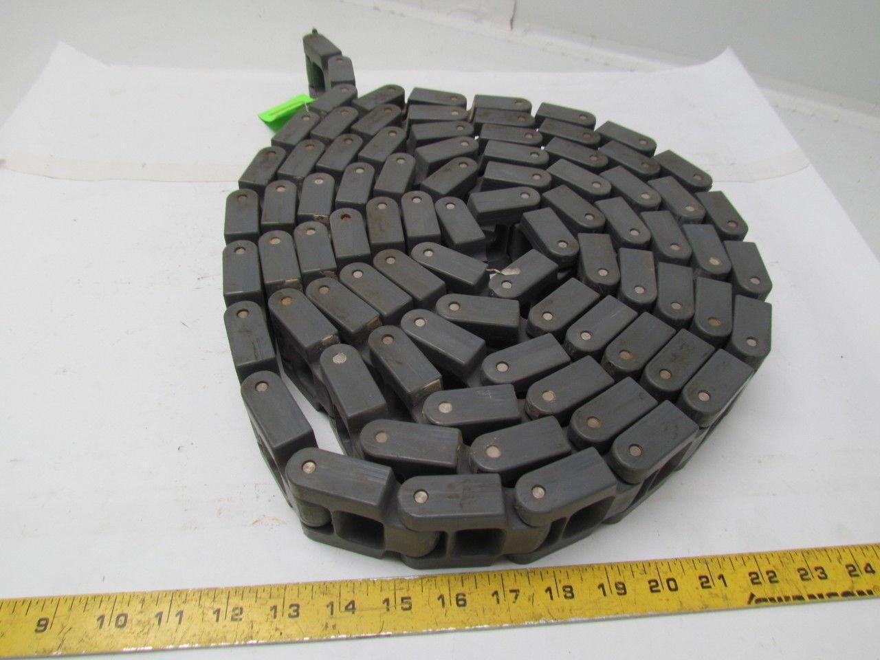 Intralox Knuckle Conveyor Chain Grey Series 3000 S Polypropylene 13 Ft Length